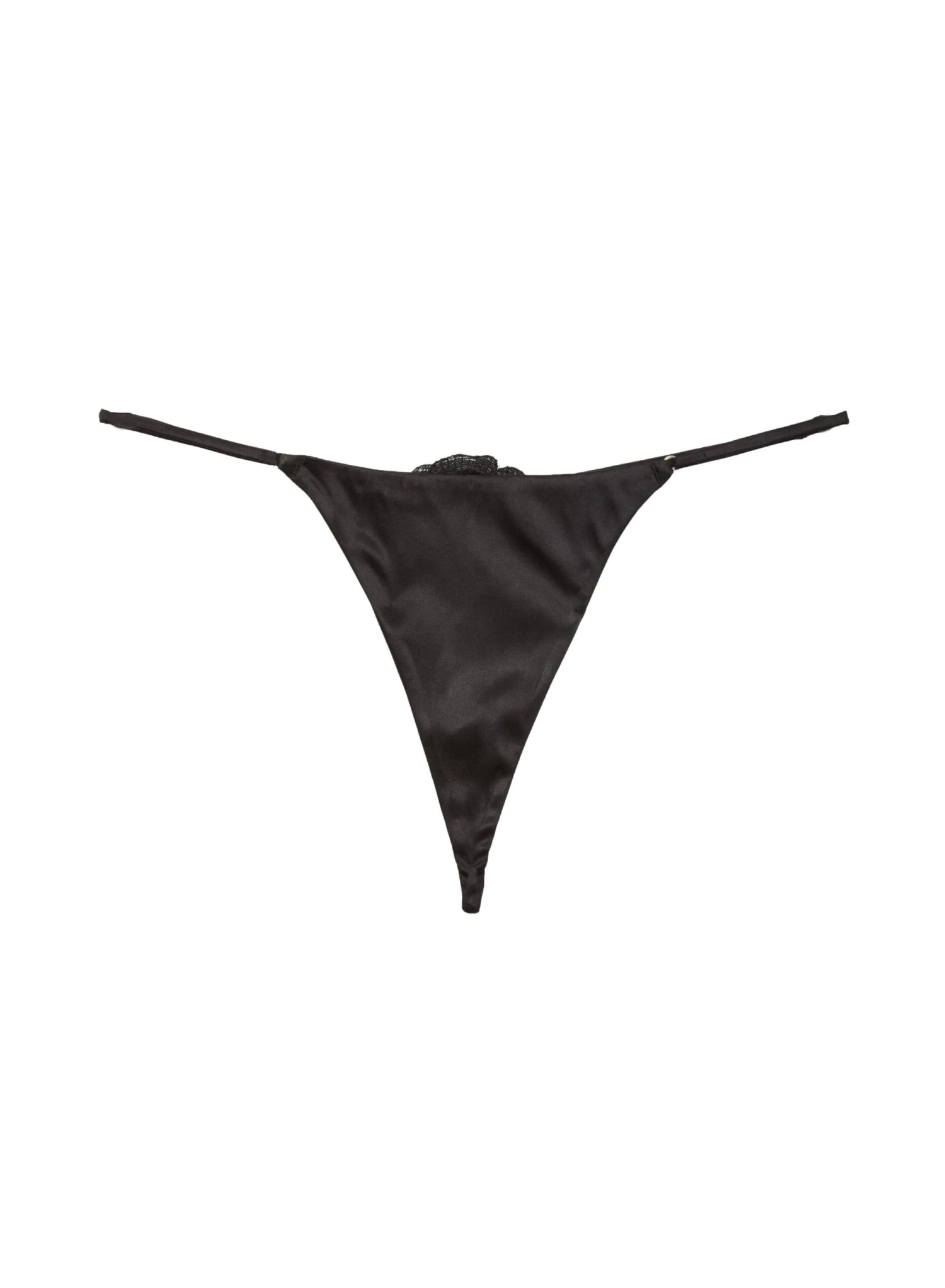 Fleur Du Mal Rose Luxe V String 2 Fleur Du Mal Rose Luxe V String - Image 2