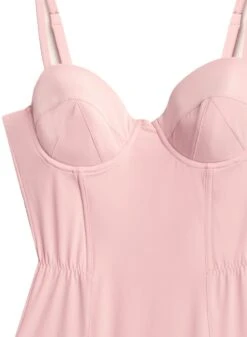 Fleur Du Mal Eco Luxe Jersey Bullet Bodysuit -Fleur du Mal rosepinkrecycledbsflat2