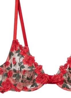 Fleur Du Mal Roses & Thorns Demi Bra 16 Fleur Du Mal Roses & Thorns Demi Bra -Fleur du Mal rosesthornsbraflat2