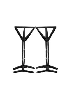 Fleur Du Mal Strappy Bondage Garter Belt -Fleur du Mal strappybondagegarterflat1