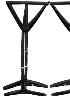 Fleur Du Mal Strappy Bondage Garter Belt -Fleur du Mal strappybondagegarterflat2
