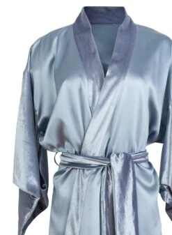 Fleur Du Mal Velvet & Silk Robe -Fleur du Mal velvetrobeflat2