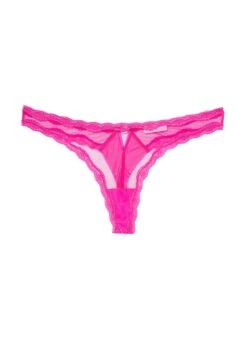 Fleur Du Mal Sheer Tulle Thong 11 Fleur Du Mal Sheer Tulle Thong -Fleur du Mal wildpinkthongflat1