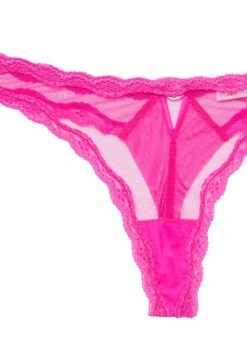 Fleur Du Mal Sheer Tulle Thong 16 Fleur Du Mal Sheer Tulle Thong -Fleur du Mal wildpinkthongflat2